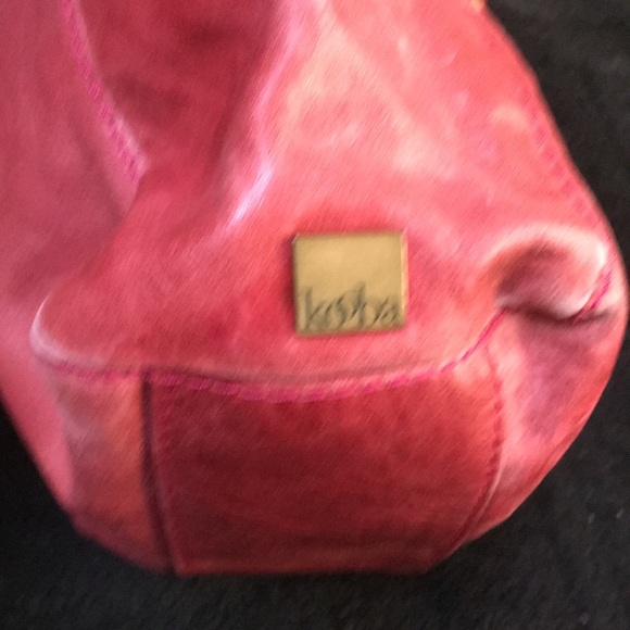 Very unique KOOBA red distressed handbag 👜 - Picture 4 of 7